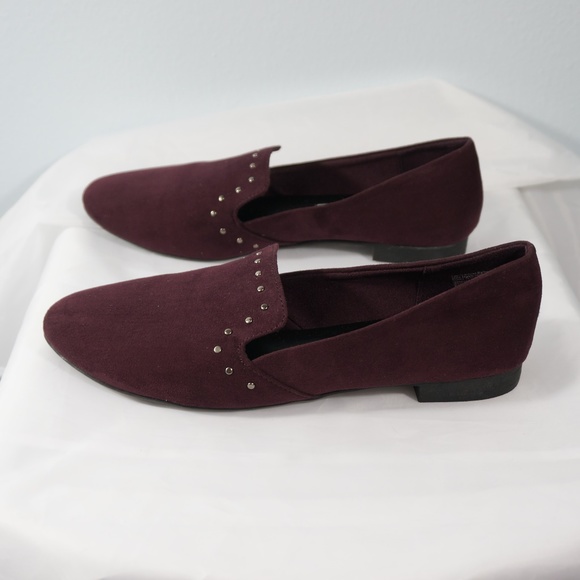 Brash Shoes - Brash Slip On Maroon Shoe